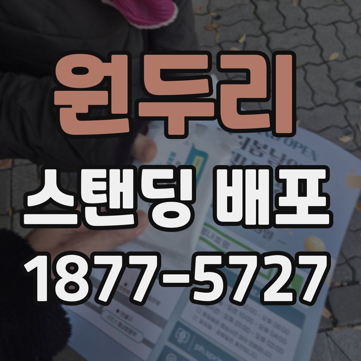 원두리 스탠딩 배포