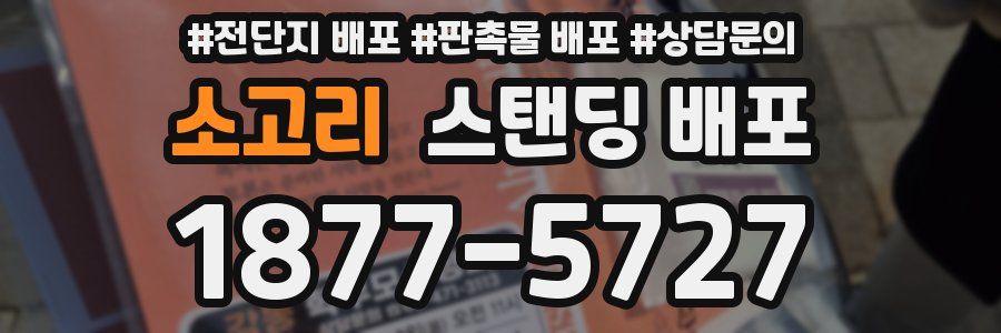 소고리 스탠딩 배포
