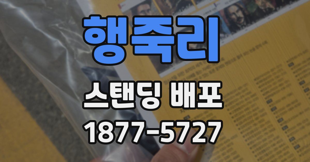 행죽리 스탠딩 배포