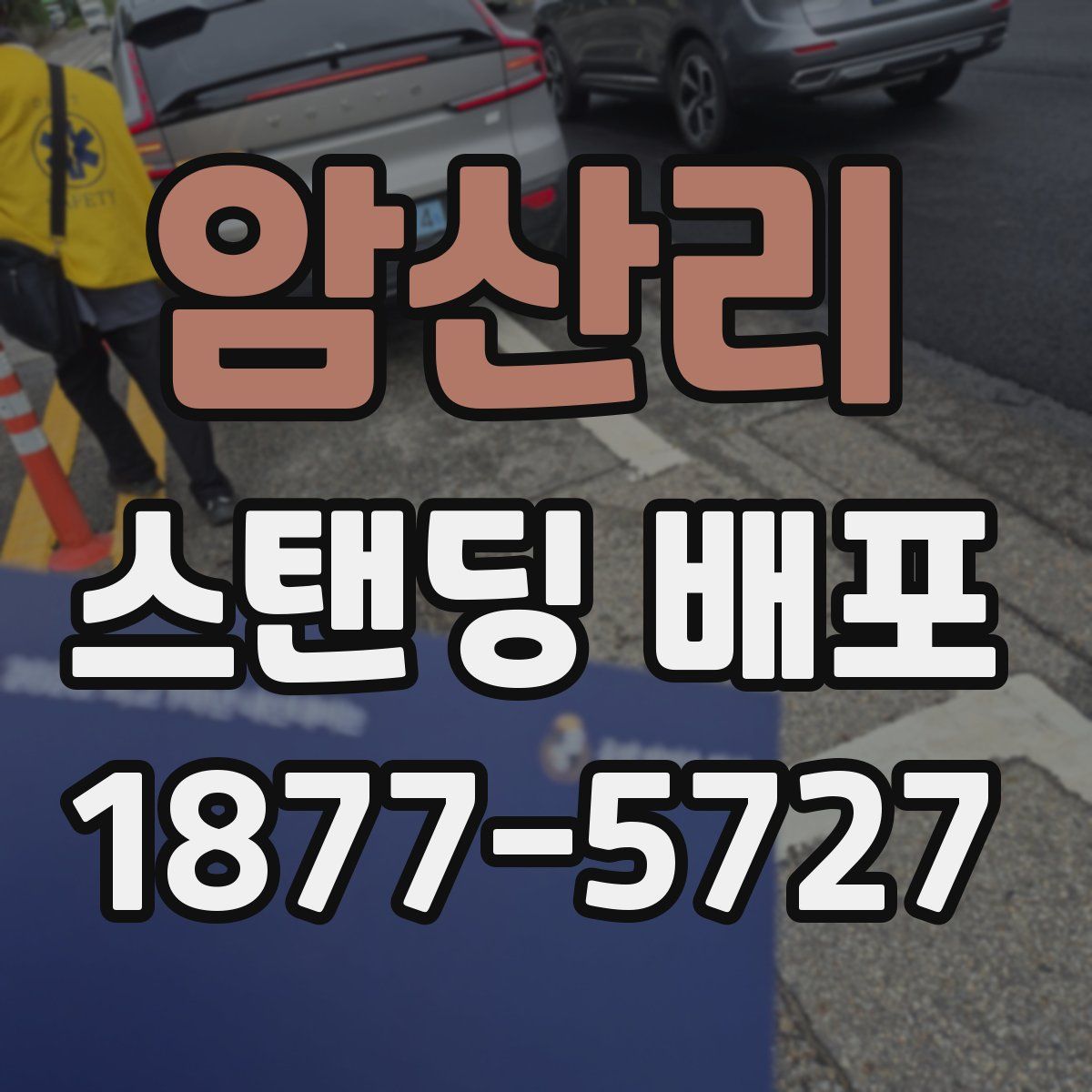 암산리 스탠딩 배포