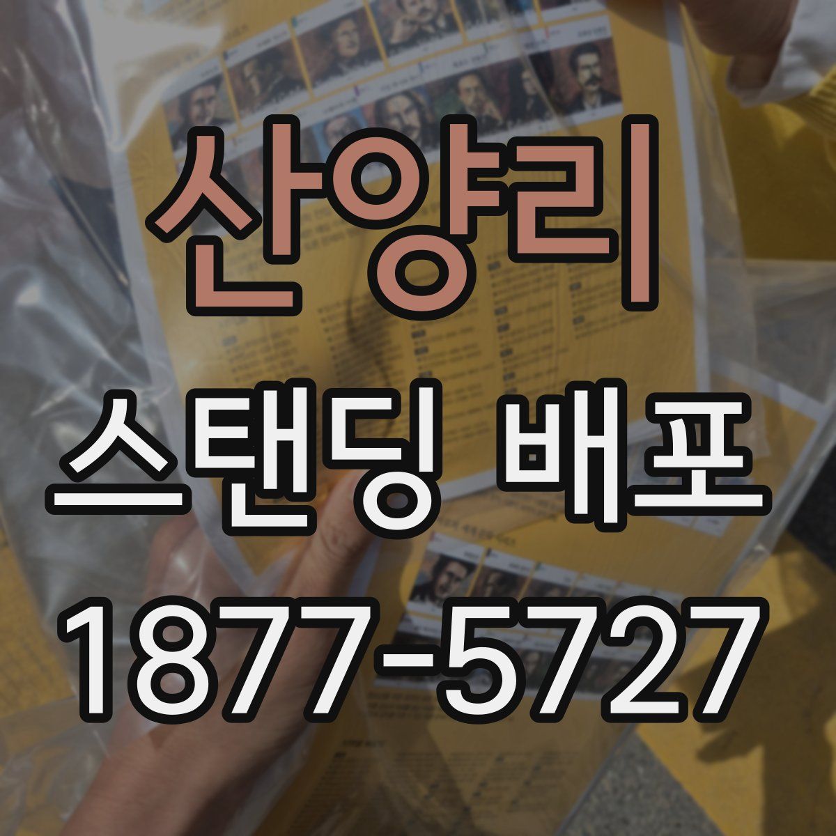 산양리 스탠딩 배포