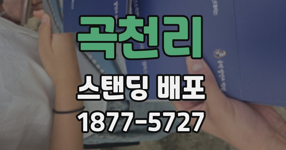 곡천리 스탠딩 배포