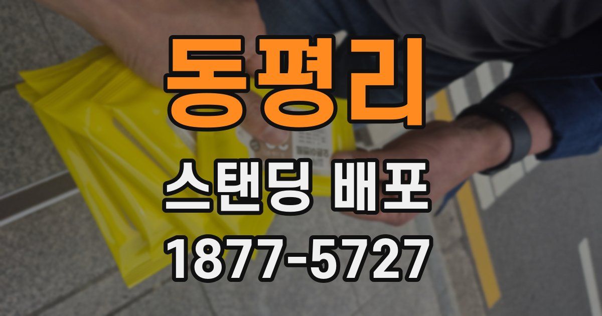 동평리 스탠딩 배포