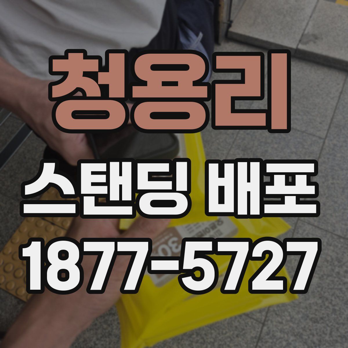 청용리 스탠딩 배포