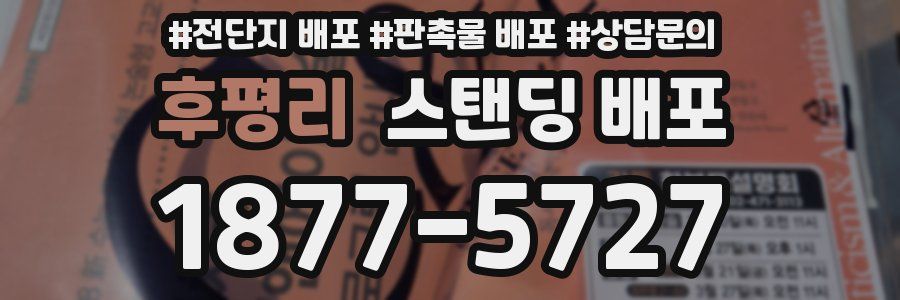 후평리 스탠딩 배포