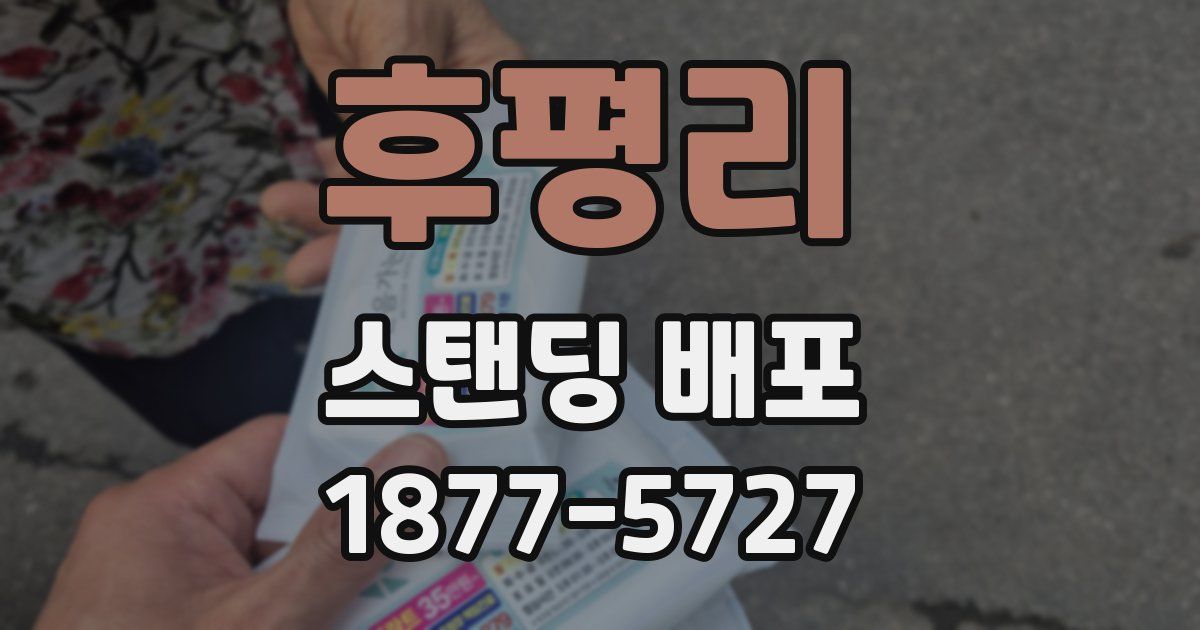 후평리 스탠딩 배포