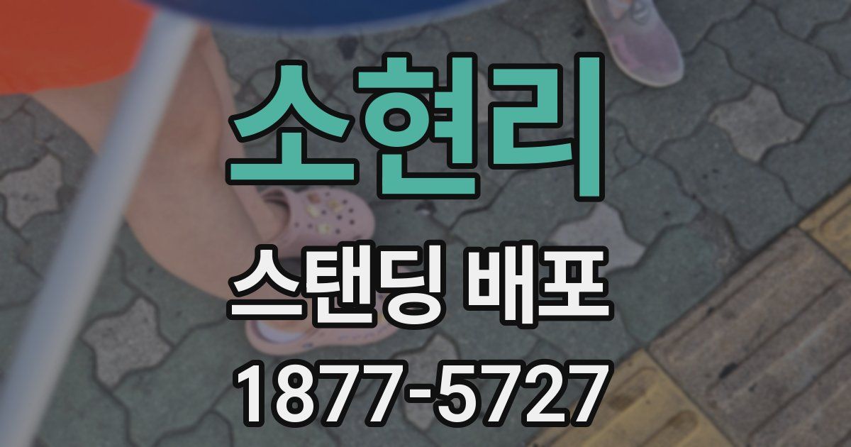 소현리 스탠딩 배포