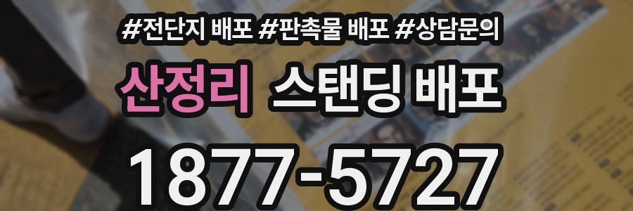 산정리 스탠딩 배포