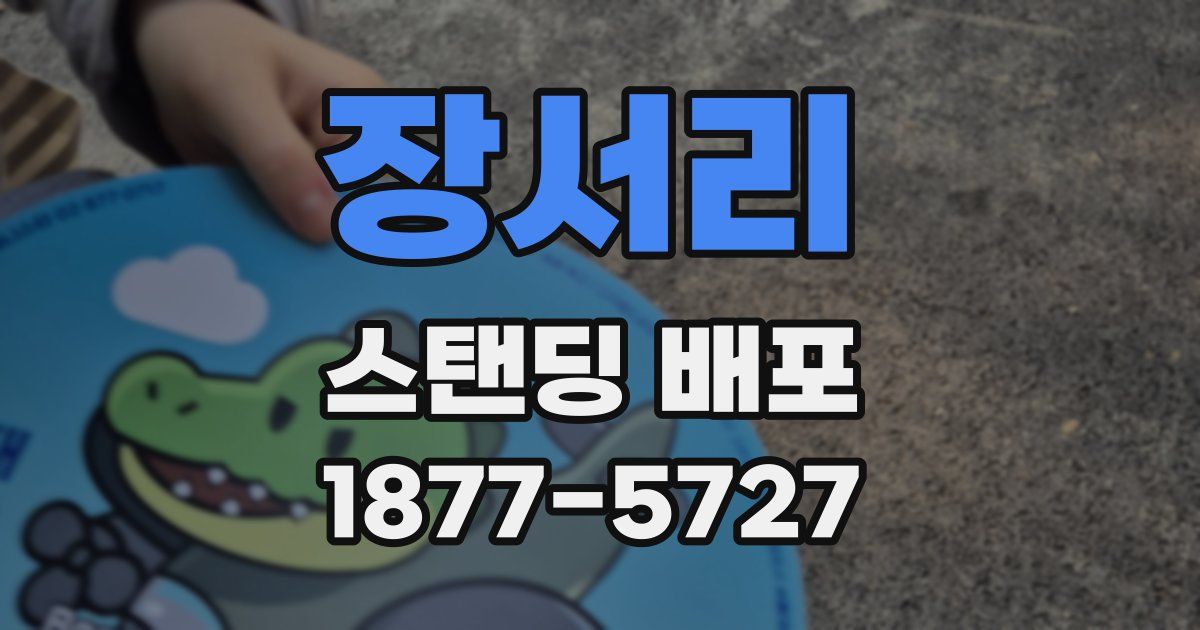 장서리 스탠딩 배포