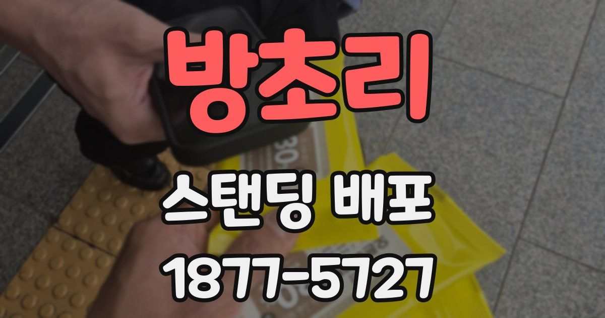 방초리 스탠딩 배포