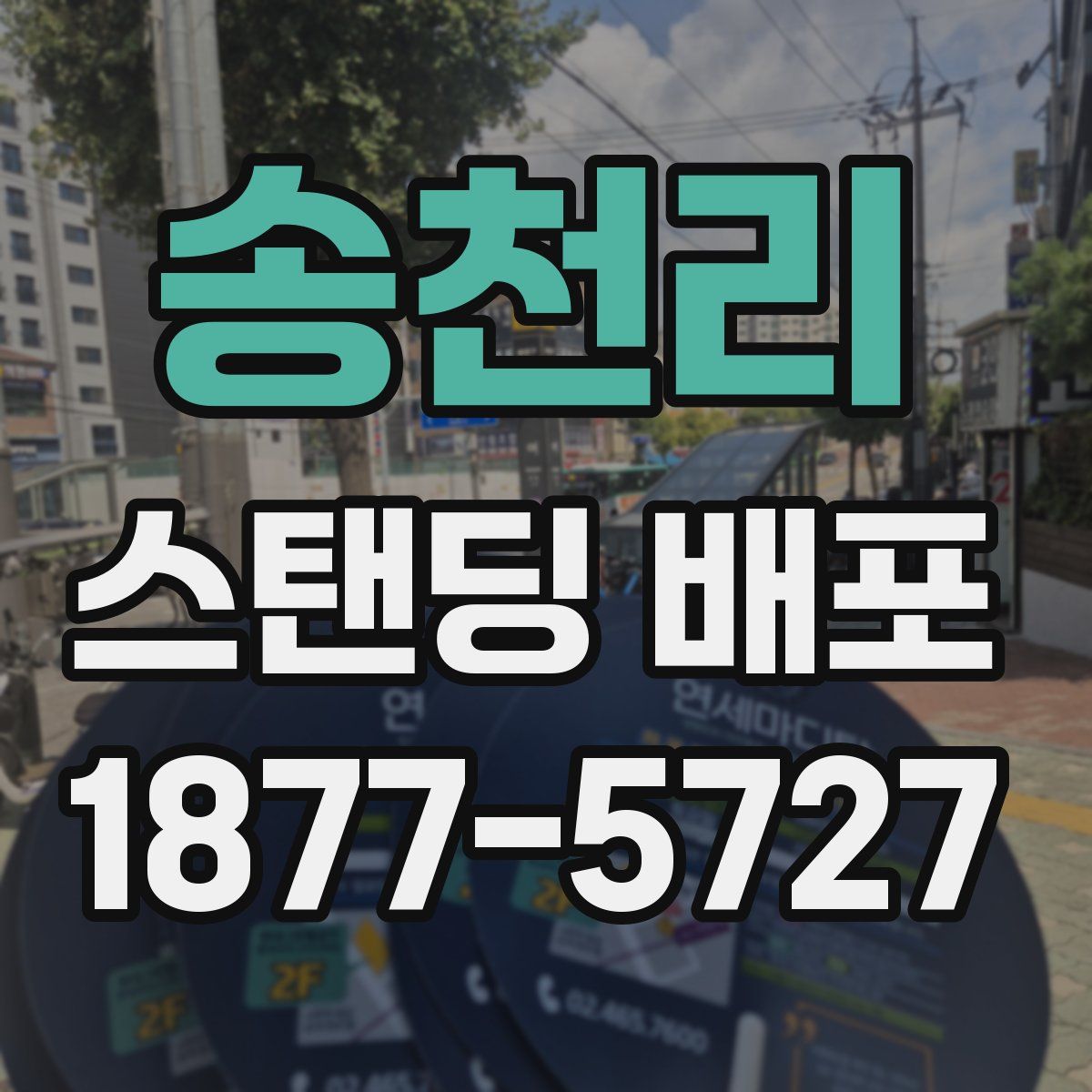 송천리 스탠딩 배포