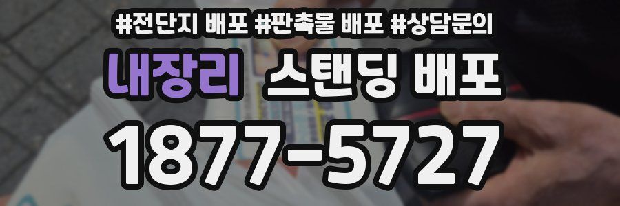 내장리 스탠딩 배포
