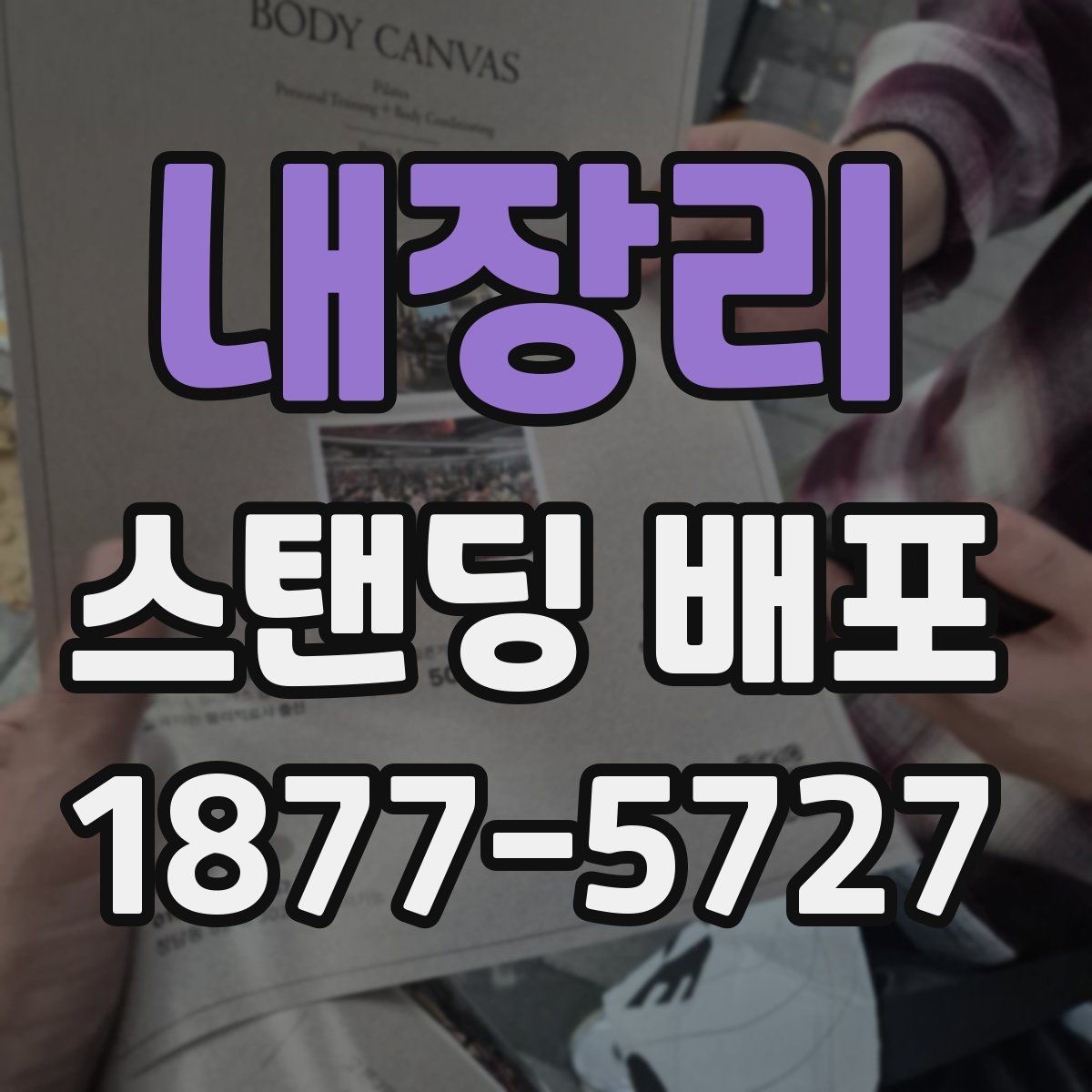 내장리 스탠딩 배포