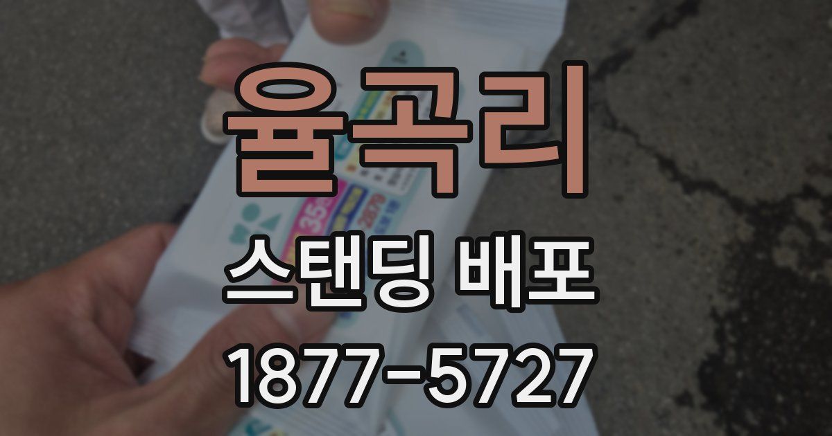 율곡리 스탠딩 배포