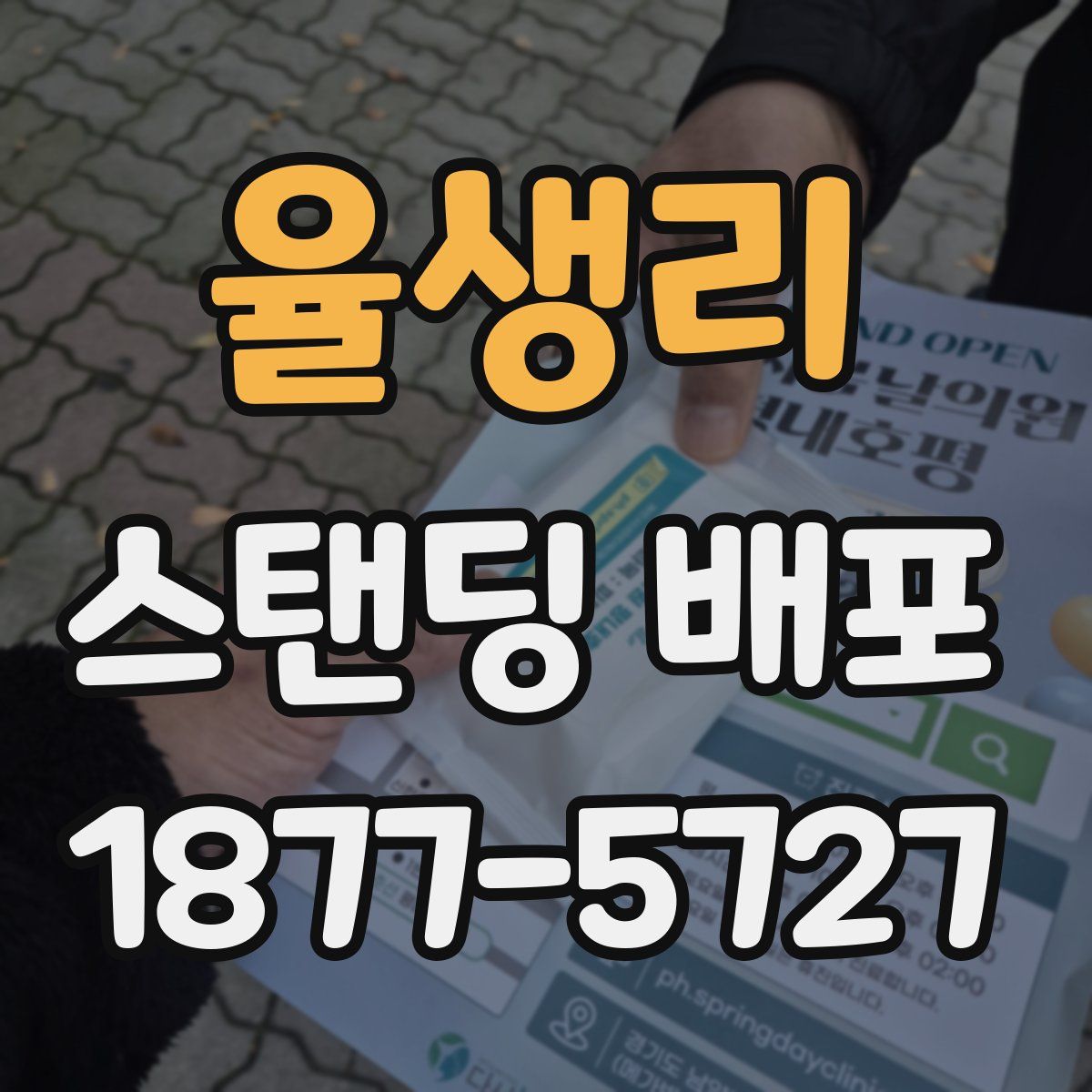 율생리 스탠딩 배포