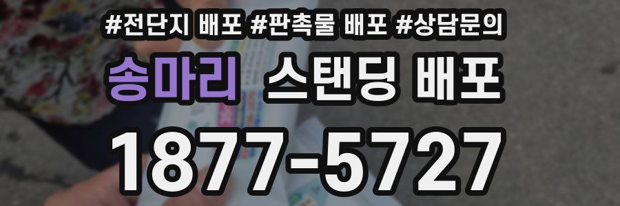 송마리 스탠딩 배포