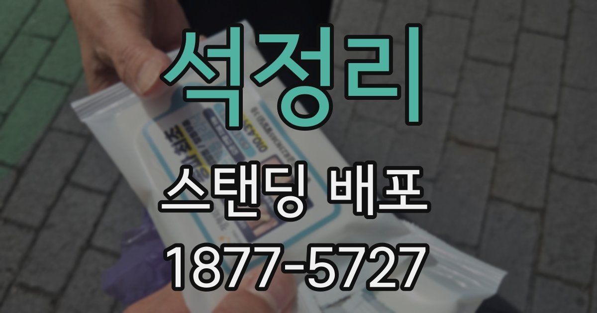 석정리 스탠딩 배포