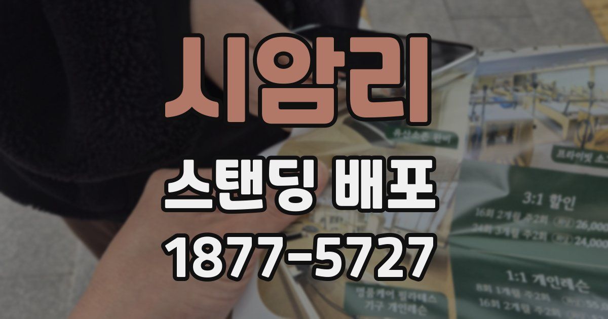 시암리 스탠딩 배포