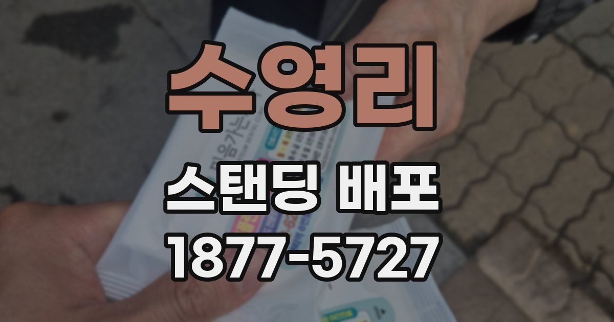 수영리 스탠딩 배포