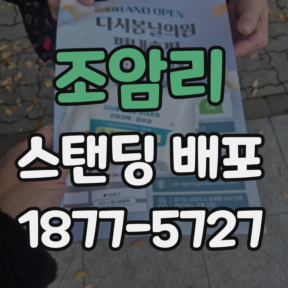 조암리 스탠딩 배포