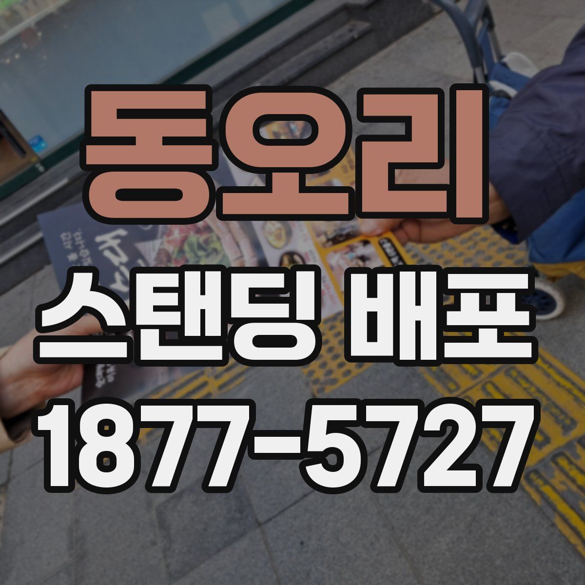 동오리 스탠딩 배포
