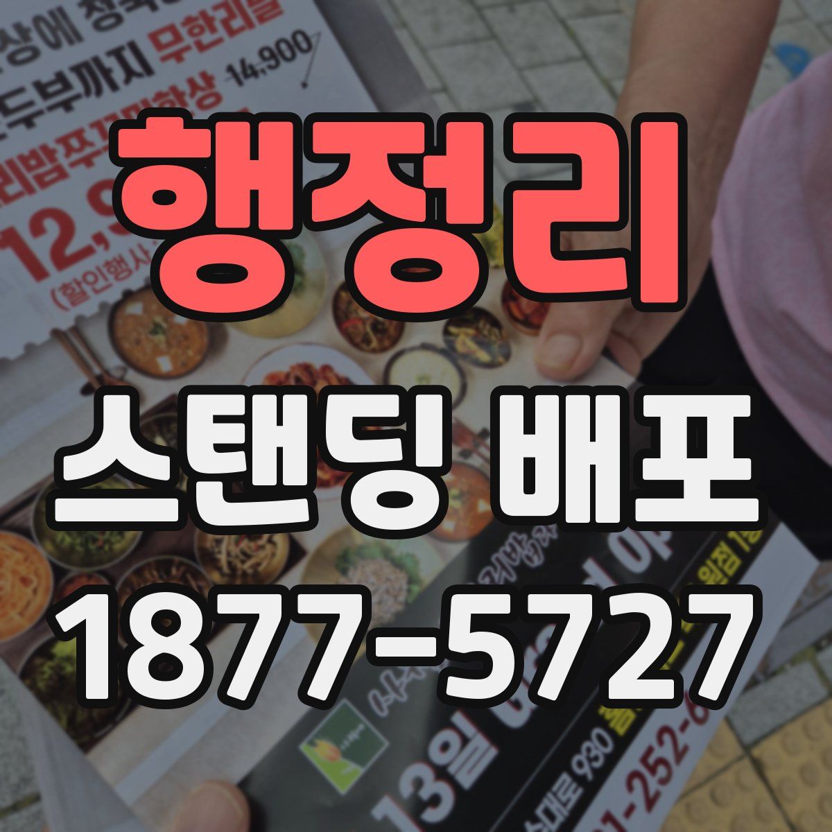 행정리 스탠딩 배포
