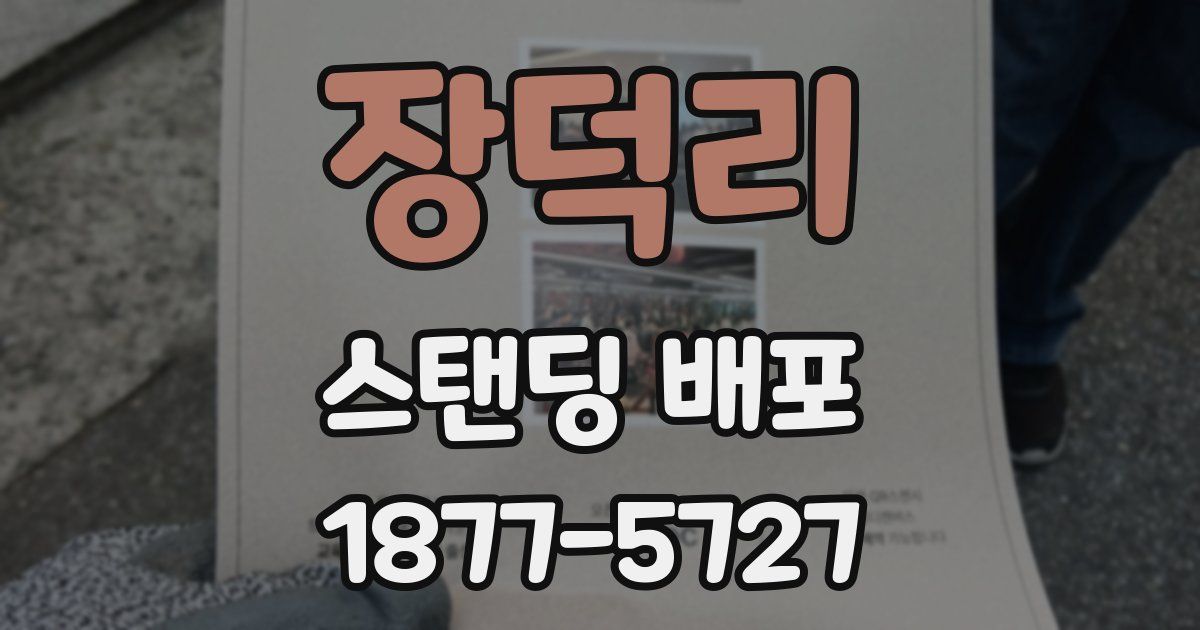 장덕리 스탠딩 배포