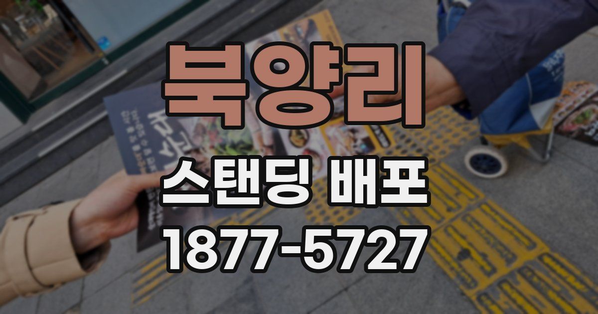 북양리 스탠딩 배포