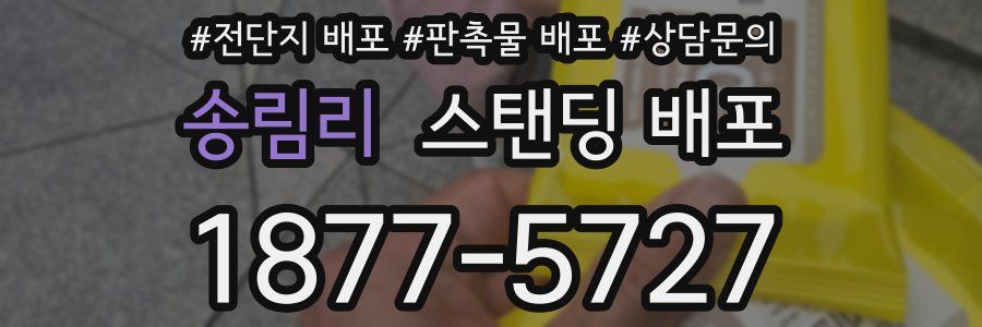 송림리 스탠딩 배포