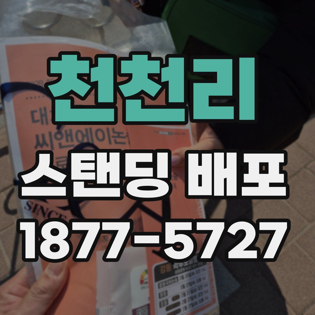 천천리 스탠딩 배포