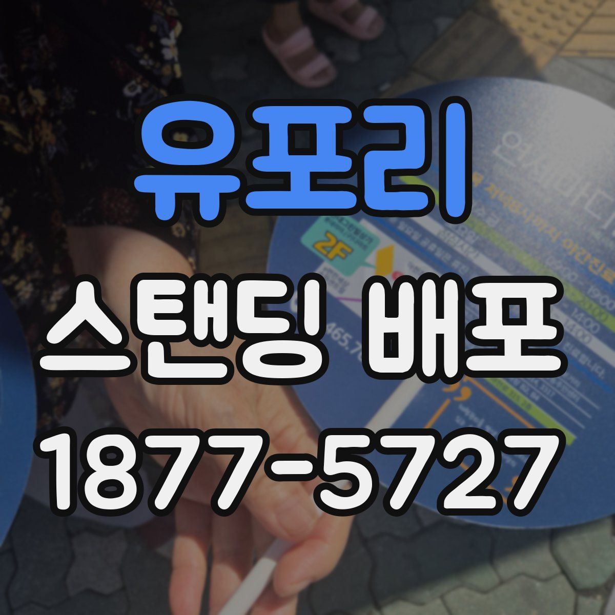 유포리 스탠딩 배포