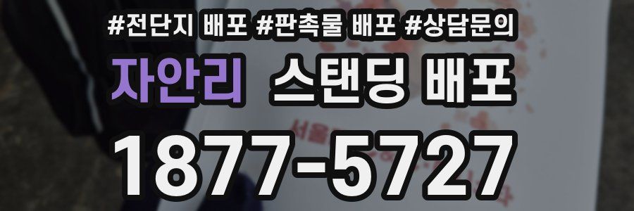 자안리 스탠딩 배포
