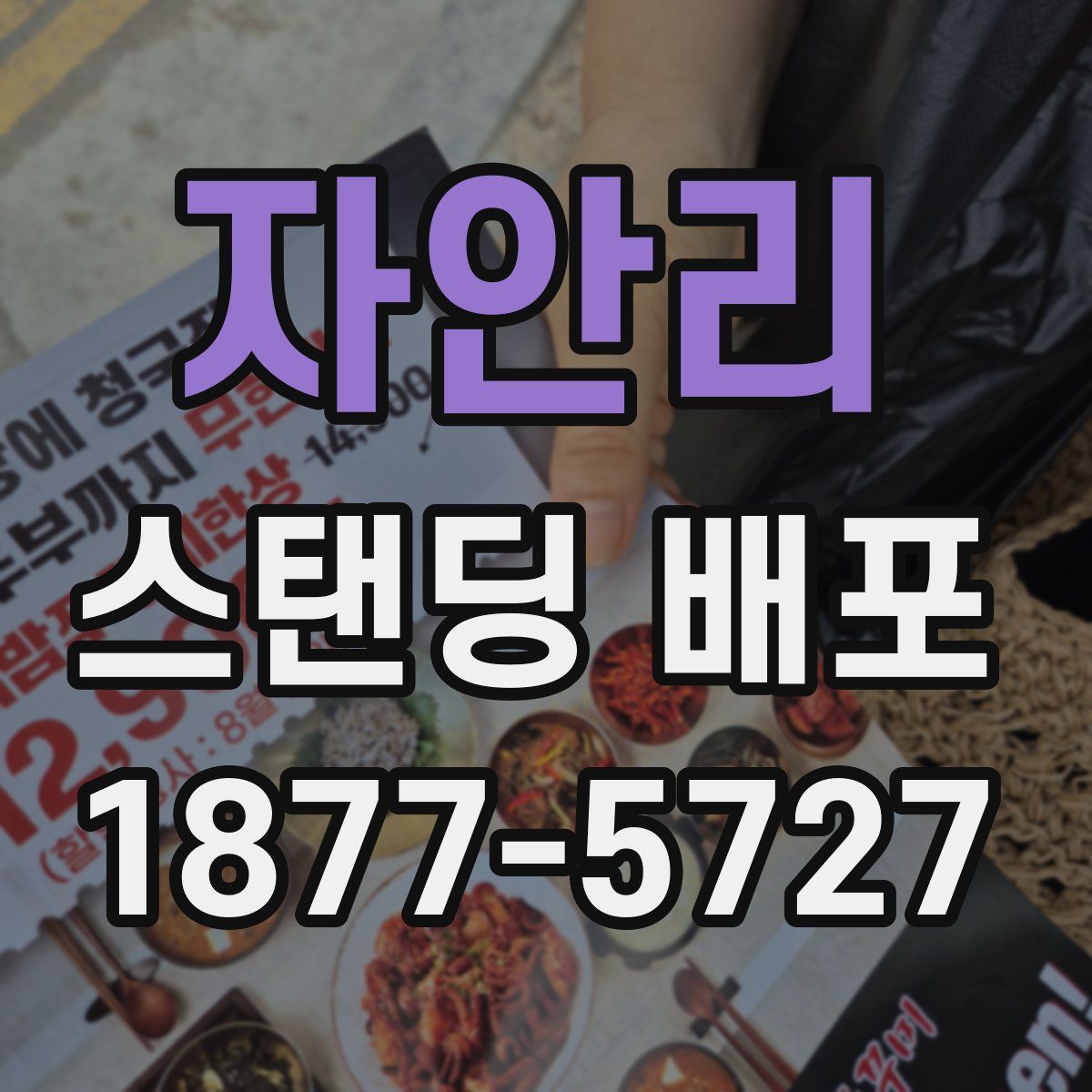 자안리 스탠딩 배포