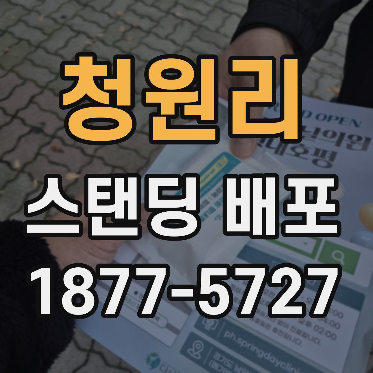 청원리 스탠딩 배포