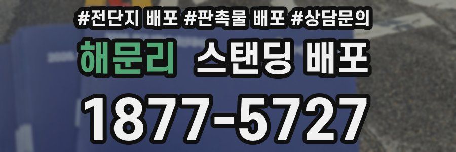 해문리 스탠딩 배포