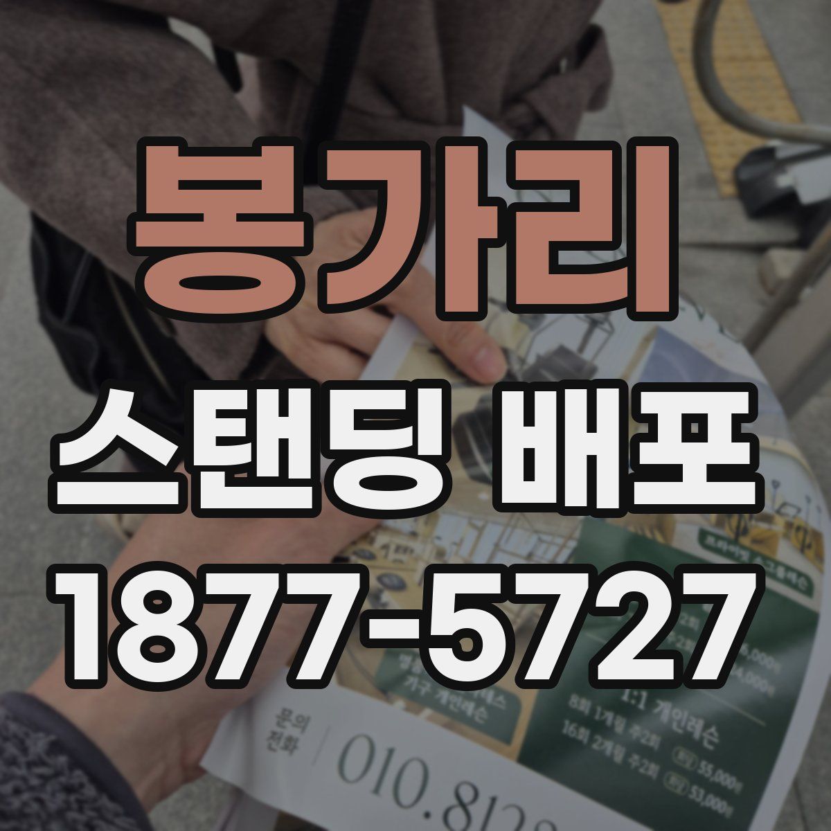 봉가리 스탠딩 배포
