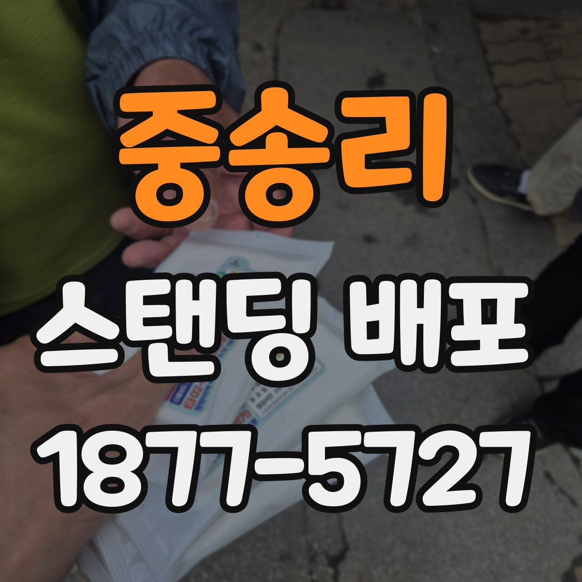 중송리 스탠딩 배포