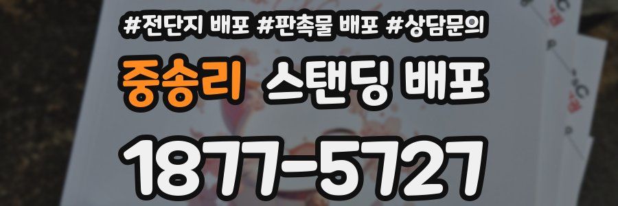 중송리 스탠딩 배포