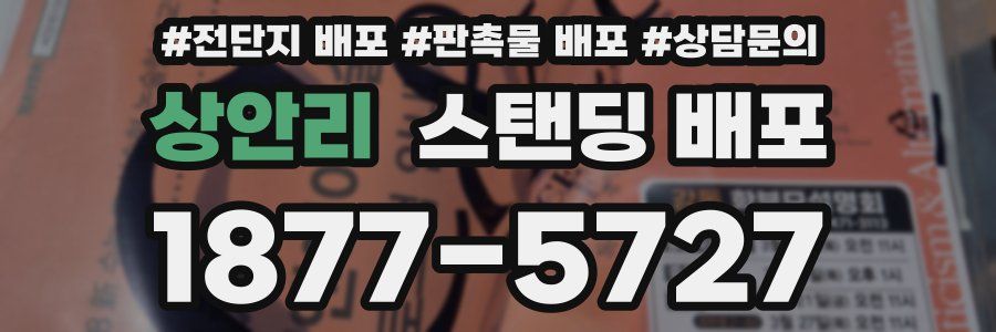 상안리 스탠딩 배포