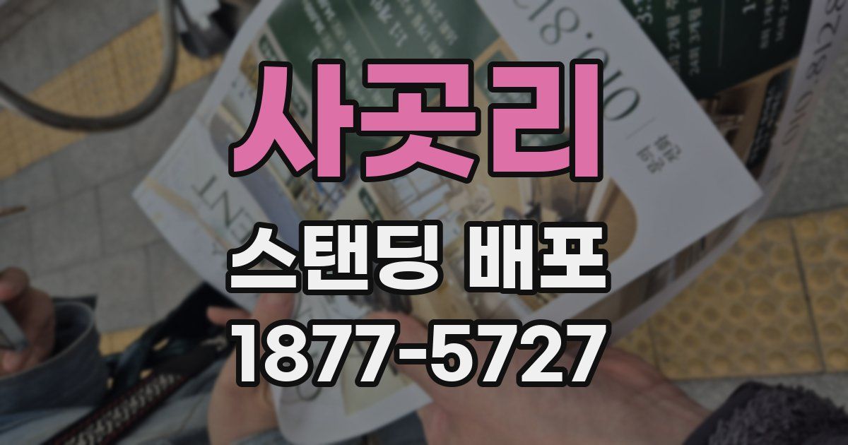 사곳리 스탠딩 배포
