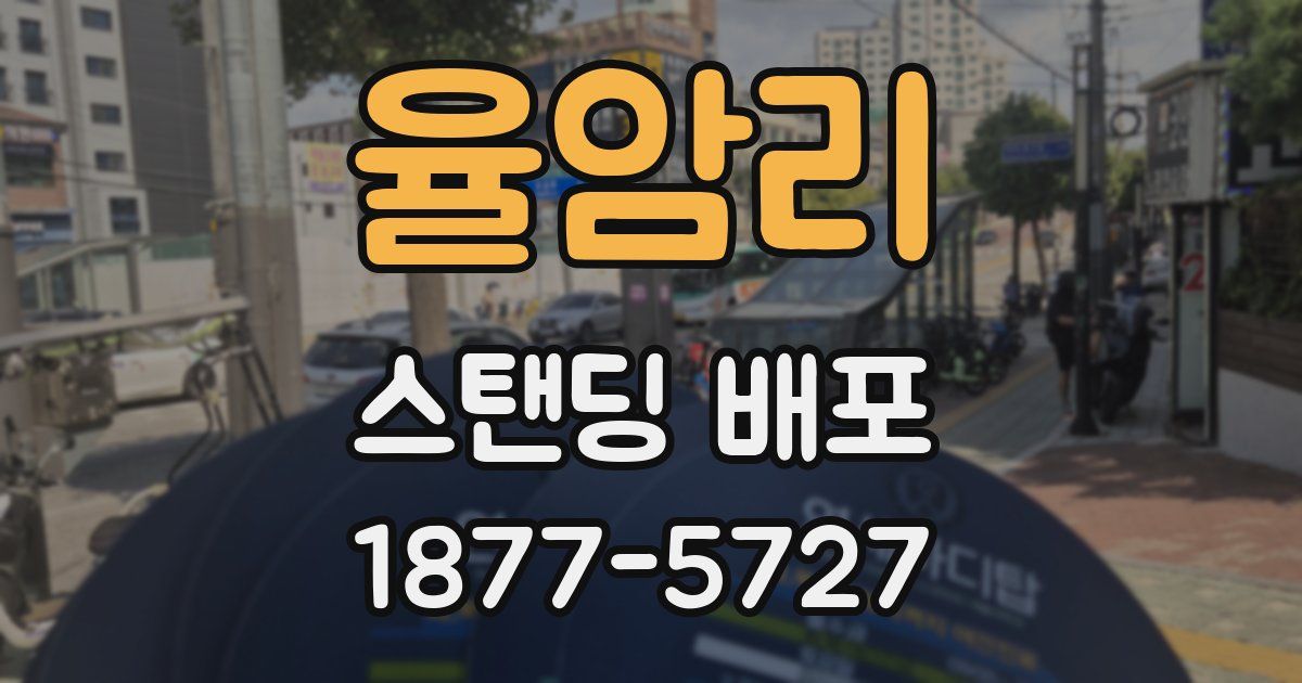 율암리 스탠딩 배포