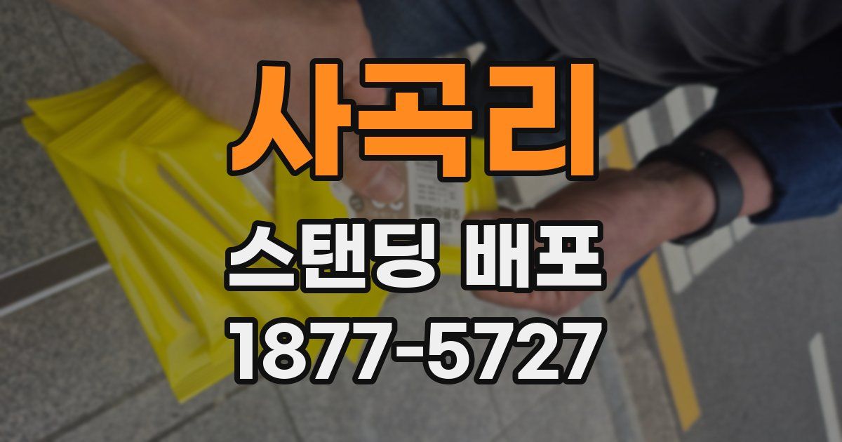 사곡리 스탠딩 배포