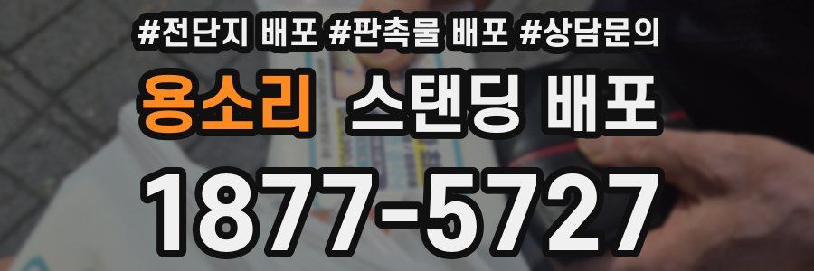 용소리 스탠딩 배포