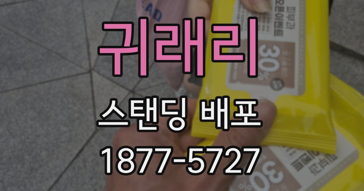 귀래리 스탠딩 배포