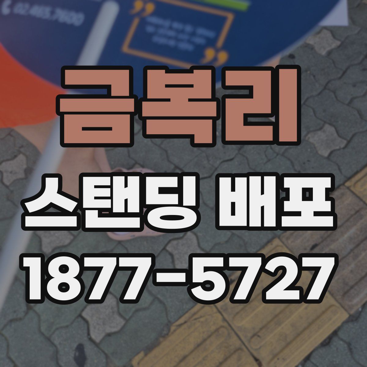 금복리 스탠딩 배포