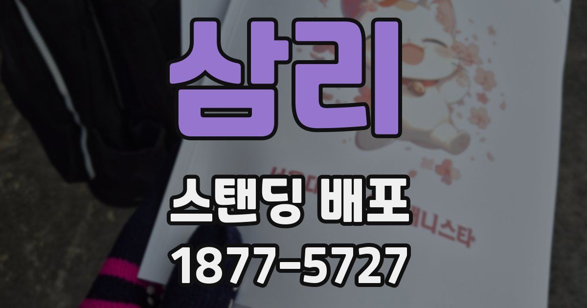 삼리 스탠딩 배포
