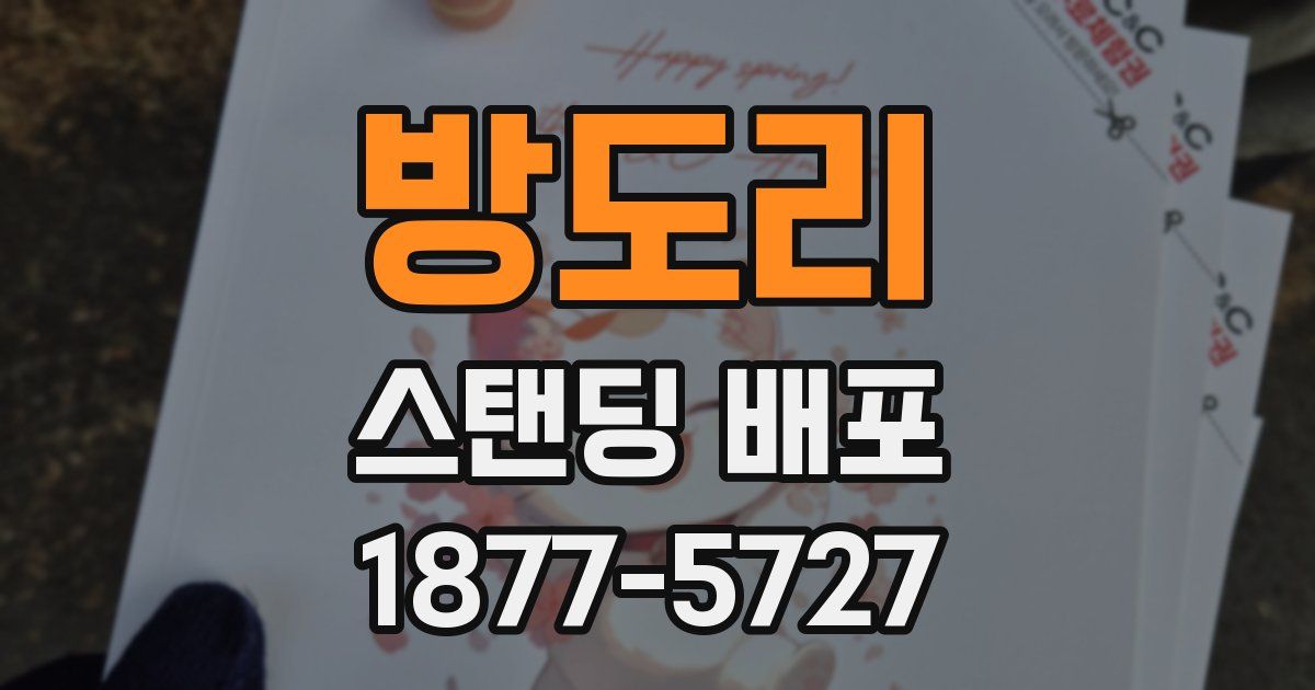 방도리 스탠딩 배포