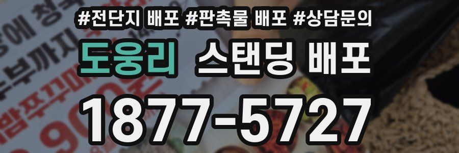 도웅리 스탠딩 배포