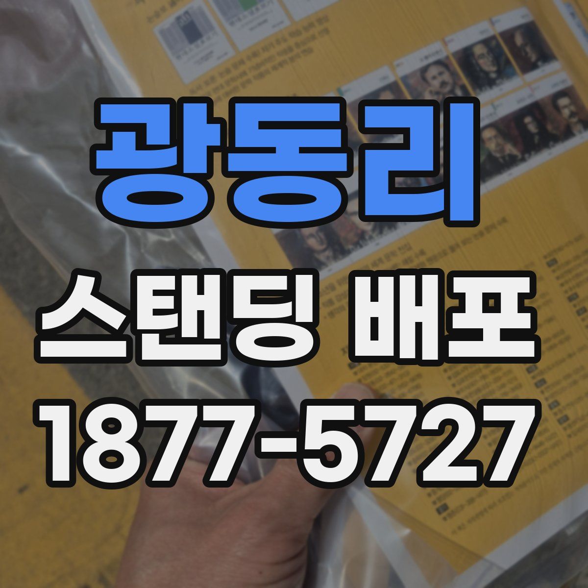 광동리 스탠딩 배포