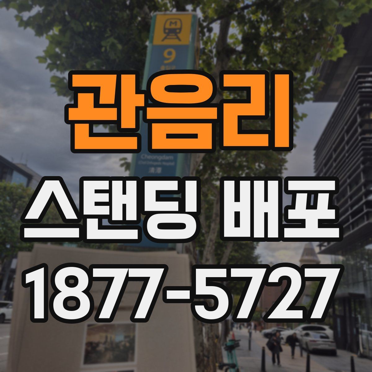 관음리 스탠딩 배포